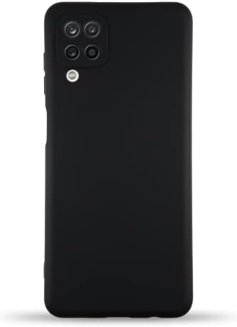 Alternative view of Galaxy A12 ile Uyumlu Kapak İçi Kadife Kamera Korumalı Lansman Silikon Kılıf - Siyah