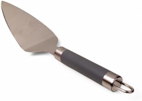 Alternative view of Paslanmaz Çelik Silikon Saplı Pasta Spatulası ve Kek Servis Kaşığı | Paslanmaz Çelik Pasta Spatulası ve Kek Servis Kaşığı – Şık ve Fonksiyonel Sunum Aracı