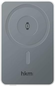 MAG PRO Wireless 10.000 mAh 20W, MagSafe ve Saat Uyumlu Manyetik Kablosuz Powerbank, Gümüş Renk