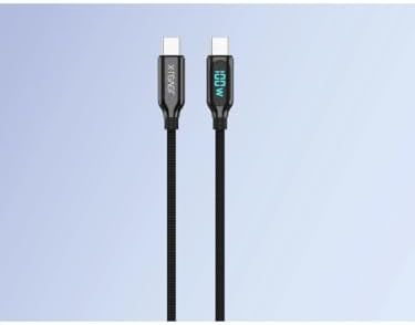 Alternative view of X-PowerDigi 5A 100W 120 Cm Type-C To Type-C Dijital Ekranlı Hızlı Şarj/Data Kablosu