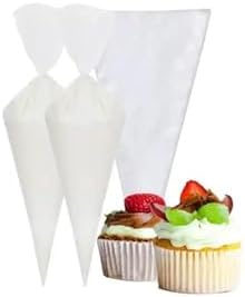 Kullan At - Tek Kullanımlık Krema Sıkma Torbası Seti, Plastik, 37x31x21 cm, 1 Paket - 50 Adet