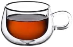 Alternative view of Çift Cidarlı 200 ML Kulplu Cam Bardak, Neskafe Fincanı, Çay Kupası, 1 Adet - 12673