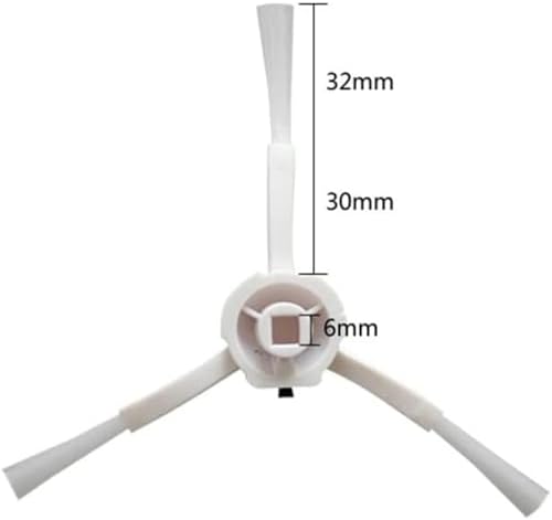 Alternative view of Beyaz  2+ 3d (STYTJ02ZHM)  1c  2c Yenileme Seti Mi Robot  Uyumlu 7 Parça Fırça Hepa Filtre Seti
