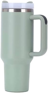 304 L Çelik 1,2 L Yeşil Pipetli El Termos Mug (SIZDIRMAZLIK YOK) cin856ys - Görsel 2