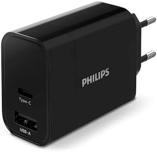DLP2621/12 - USB şarj cihazı - Type-C ve USB-A çıkışları - 30 W hızlı şarj - siyah