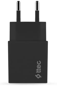 Akıllı Şarj Cihazı Seyahat Şarj Aleti 2.1A Micro USB Kablolu (Siyah) - Görsel 3