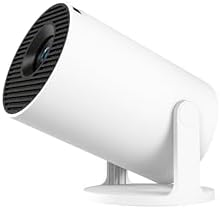 HY300Pro+ Android 14 Projektör, 720P Çözünürlük, 170 ANSI Lümen, Wi-Fi 6, Bluetooth 5.4, 4K Destekli, Otomatik Düzeltme, 30-130 inç Görüntü, Beyaz - Görsel 3