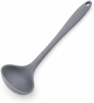 Silikon Kepçe, Sert Uçlu Çorba Kepçesi, Yemek Servis Kepçesi, Yanmaz Yapışmaz Çizmez Mutfak Servis Kaşığı, Karışık Asorti Renk Gönderilir, Tencere Tava Uyumlu - Görsel 3