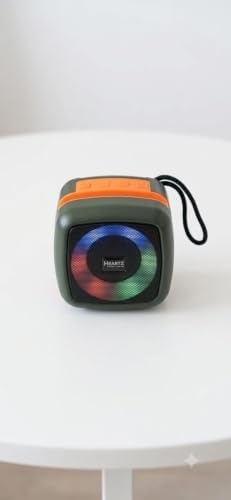 Bluetooth Hoparlör, RGB LED Işıklı, Telefon Standlı, USB Flash Bellek ve AUX Destekli, Taşınabilir Speaker A Kalite 4 Ayrı Renk seçenekli Şarjlı Bluetooth Speaker (HAKİ) - Görsel 3