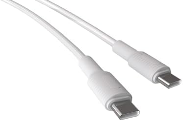 Type C-C Power Delivery Hızlı Şarj Kablosu, Beyaz Kablo, Beyaz/Beyaz Uçlar (150 CM) - Görsel 3