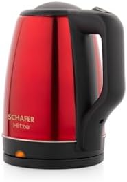 Hitze Paslanmaz Çelik Su Isıtıcı (Kettle)-Kırmızı - Görsel 3