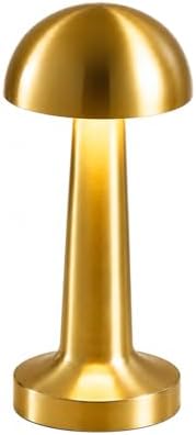 Modern Kablosuz Şarjlı Masa Lambası Mien Dokunmatik Masa Lambası USB Şarjlı Dekoratif Taşınabilir Ortam Aydınlatma Mantar Masa Lambası Gold Altın Masa Lambası Masa Lambası Kamp Piknik Lambası
