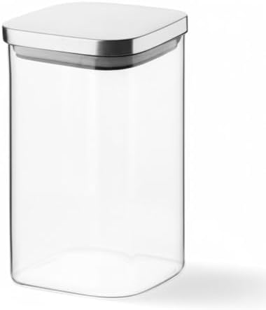 1100ml Sızdırmaz Vakumlu Metal Kapaklı Borosilikat Cam Kavanoz – Hava Geçirmez & Dayanıklı Gıda Saklama Kabı (10cm x 17cm) - Görsel 3