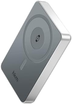 MAG PRO Wireless 10.000 mAh 20W, MagSafe ve Saat Uyumlu Manyetik Kablosuz Powerbank, Gümüş Renk - Görsel 3