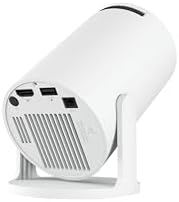 Alternative view of HY300Pro+ Android 14 Projektör, 720P Çözünürlük, 170 ANSI Lümen, Wi-Fi 6, Bluetooth 5.4, 4K Destekli, Otomatik Düzeltme, 30-130 inç Görüntü, Beyaz