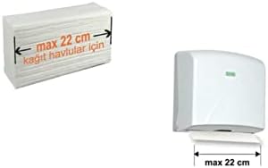 Vialli Z Katlı Kağıt Havlu Dispenseri Max 22 Cm 200 Ad Beyaz K2 - Görsel 3