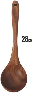 Doğal Akasya Ağacından El Oyması Servis Çatalı 26cm | Antibakteriyel, Dayanıklı ve Çevre Dostu Ahşap Kaşığı – Şık ve Uzun Ömürlü Mutfak Gereci (Akasya Kepçe) - Görsel 3