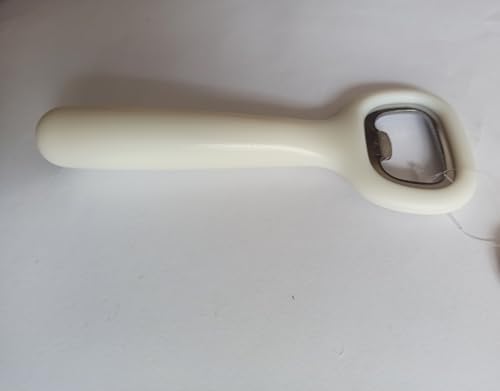 Şişe Kapak Açacağı – Pratik Metal Şişe Açacak, Soda ve Gazoz Şişeleri İçin Kapak Açıcı, Dayanıklı ve Kullanışlı Mutfak Aleti (2, Krem rengi)