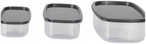 Alternative view of Sızdırmaz Üçlü Saklama Kabı Seti | 300 ml + 500 ml + 850 ml | BPA’sız Sağlıklı Plastik | Buzdolabı – Piknik – Ofis Yemek Kabı | Yiyecek Saklama Kutusu