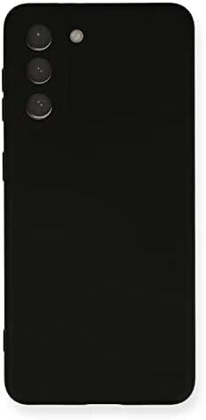 Galaxy S21 FE ile uyumlu Kapak İçi Kadife Kamera Korumalı Lansman Silikon Kılıf - Siyah - Görsel 2