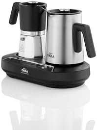 Alternative view of Okka OK0027 Rich Moka Pot Chrome