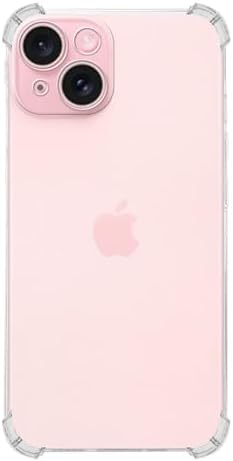 Alternative view of Apple iPhone 15 Plus Kapak Kamera Korumalı Airbag Antishock Köşe Korumalı Şeffaf Silikon Kılıf