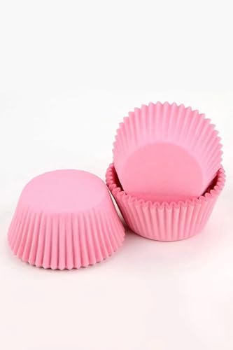 Takribi 200 Adet Standart Boy Pembe Muffin Kek Kalıbı, Browine Kalıbı 40x30 Mm, Cupcake Kağıdı Doğum Günü Parti Dekorasyonu için - Görsel 3