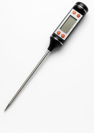 Alternative view of Dijital Gıda Termometresi, Uzun Prob 24 cm, -50°C ile +300°C Arası, Hızlı ve Hassas Sıcaklık Ölçer, Mutfak, Et, Yağ, Şeker, Çikolata, Sıvı Termometresi