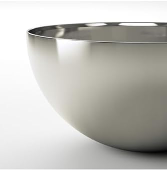 Salata Kasesi "Paslanmaz Çelik Kase BLANDA BLANK" Servis Kasesi 20 cm Çapında, Yakl. 20,32 cm) - Görsel 2