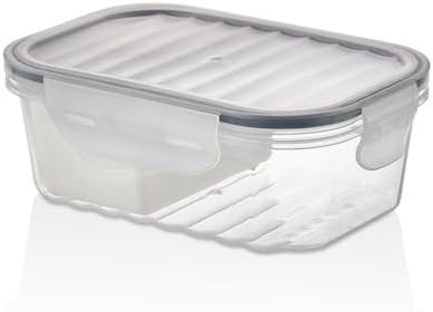 Alternative view of Sızdırmaz Bölmeli Saklama Kabı Bpa İçermez 1000 ml (Şeffaf)
