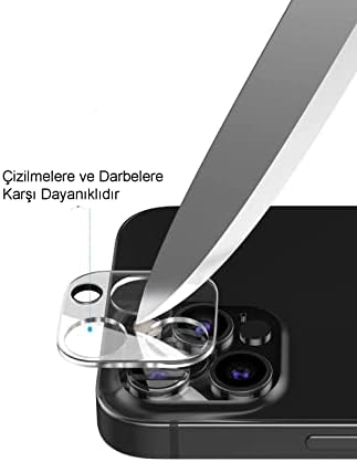 iPhone 13 Kamera Koruma Lens Camı - Görsel 2