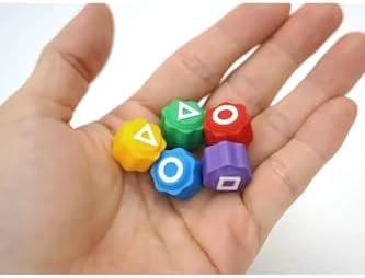 Alternative view of Squid Geleneksel Kore Gonggi Oyun Seti, 5 Renkli Taş, Kutulu game