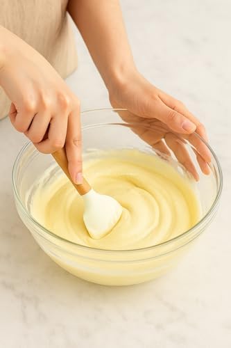 Alternative view of 3’lü Silikon Mutfak Seti Bambu Saplı Fırça Spatula Çırpıcı Isıya Dayanıklı Yapışmaz Hamur Karıştırıcı Çırpıcı Set Ergonomik Ahşap Saplı Mutfak Gereçleri Kolay Temizlenebilir Sağlıklı Pişirme