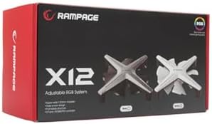 Alternative view of X12 RGB KIT RGB 1200rpm Beyaz Gaming Oyuncu Kasa Fan Kiti