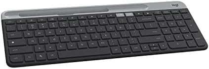 Alternative view of K580 İnce Çoklu Cihaz Özellikli Kablosuz Klavye, Kompakt Modern, Telefon Tutucu, 24 Ay Pil Ömrü, 10 m Kullanım Mesafesi, Bluetooth Türkçe Q Klavye, Siyah