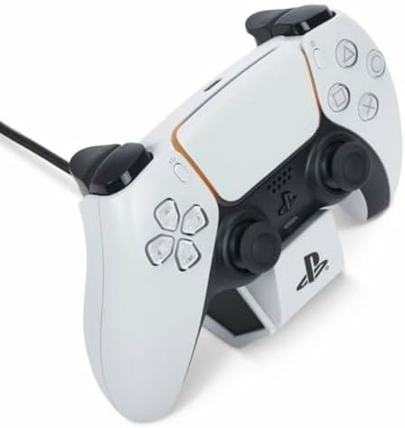 Alternative view of Kablosuz DualSense Controller için PowerA Solo Şarj İstasyonu - Beyaz, DualSense Controller, Şarj,  PlayStation, PS5, Resmi Lisanslı