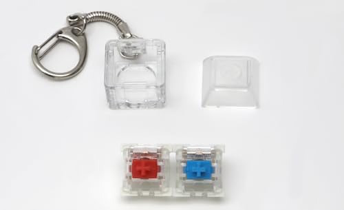 Spelt Outemu Blue Ve Red Mavi Ve Kırmızı Mekanik Switch Tuş Stres Atma Buton Test Anahtarlık Keycap