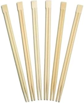 Royal Bambu Chopstick, Doğal Bambu Malzeme, Kırmızı Kağıt Ambalajlı, Tek Kullanımlık, 21-23 cm, 100'lü Paket - Görsel 3