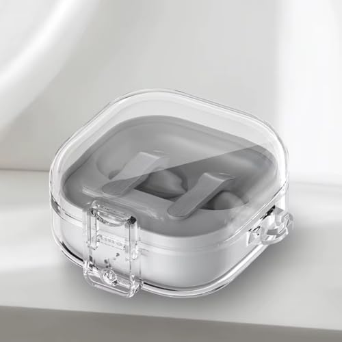 Galaxy Buds 4 / Buds 4 Pro Uyumlu Şeffaf Premium Kulaklık Kılıfı – Güvenlik Kilidi Mekanizmalı, Darbe Emici TPU Malzeme (Şeffaf) - Görsel 2