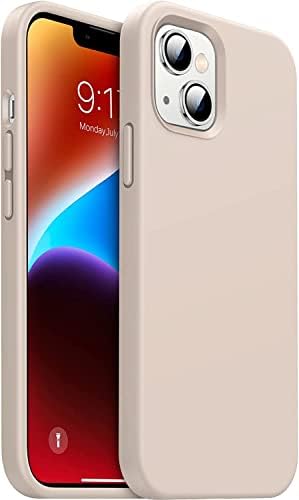 Alternative view of Apple iPhone 14 Kılıf 6.1’ Içi Kadife Lansman Silikon Kılıf Şok Emici Full Kasa Koruma Sağlayan Kılıf - Liquid Silicone Case Compatible with iPhone 14 6.1 inch Gel Rubber Full Body Protection Cover Case Drop Protection Case Pudra