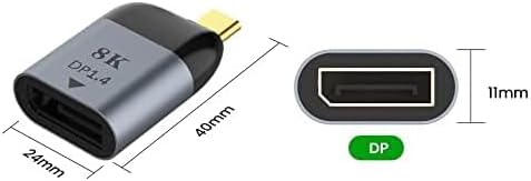 Type-C To Displayport Çevirici USB C Macbook Uyumlu Adaptör Notebook Uyumlu Dönüştürücü S1721 - Görsel 3