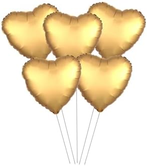 Alternative view of 5 Li Kalp Gold 15 Inc Folyo Balon