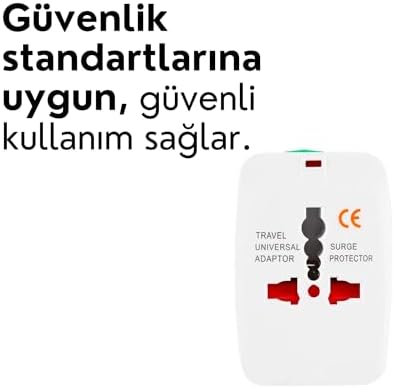 Alternative view of Universal Çoklu Priz Çevirici Seyahat Adaptörü Fiş/Seyahat Adaptörü/Power Charger Plug All in One World Travel adaptörü EU US UK AU China