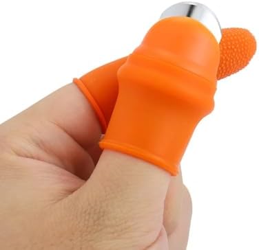 Silikon Baş Parmak Bıçağı Seti – Bahçe Ayırıcı, Parmak Hasat Aleti, Meyve ve Sebze Soyma, Zencefil, Sarımsak, Domates, Fasulye, Salatalık İçin Koruyucu Parmak Kılıfı | S128 - Görsel 2