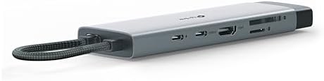 UH9120C, 4K 60Hz HDMI, Gigabit RJ45 Port, 100W Hızlı Şarj, SD ve MicroSD Kart Yuvası, 5Gbps Data Transfer Hızı, 9'u Bir Arada USB-C Hub - Görsel 2
