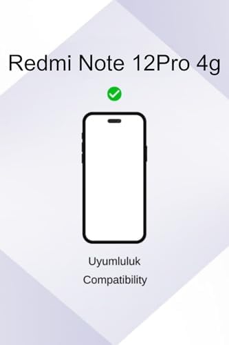 for Redmi Note 12Pro 4g ile uyumlu darbe emici esnek silikon siyah lansman cep telefonu kılıf (Redmi Note 12Pro 4g) - Görsel 3