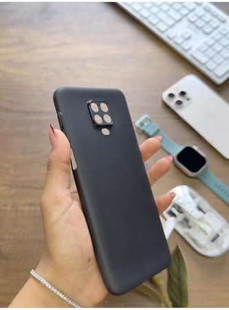Alternative view of Süper İnce Mat Ultra Thin Silikon Kılıf Siyah Redmi Note 9 ile uyumlu