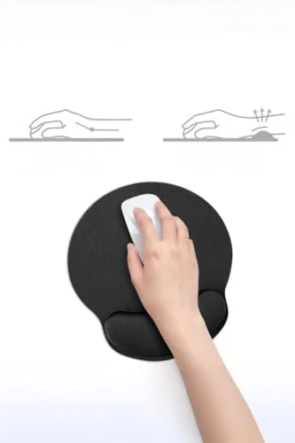 Alternative view of ComfiPad Bilek Destekli Konfor Kaymaz Ergonomik Mouse Pad Siyah Siyah