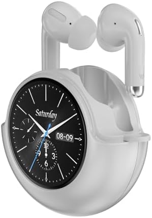 Weofly Lifefits Dokunmatik Ekranlı Saatli BT 5.4 Bass Kulakiçi Kulaklık Beyaz