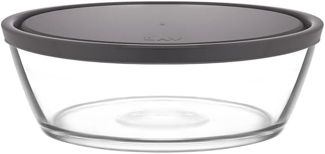 Alternative view of Vega Cam Saklama Kabı Tekli Ekstra Büyük 2370 Ml Yuvarlak Gri Plastik Kapaklı